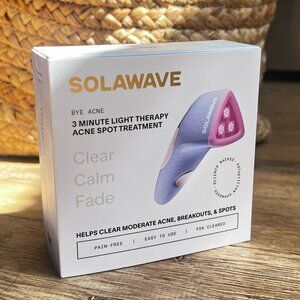 Solawave Bye Acne: 3 Minute Blue + Red Light Acne Treatment